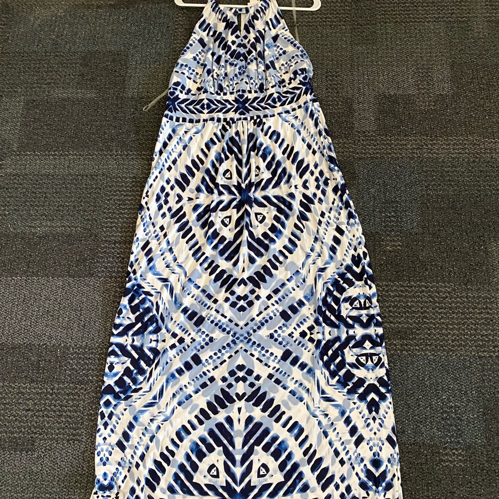 Chicos halter maxi dress
